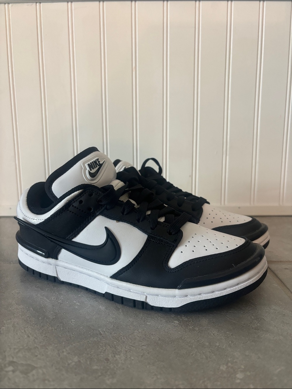 Nike Dunk Low Twist Women’s Shoes Black White Size 6 New